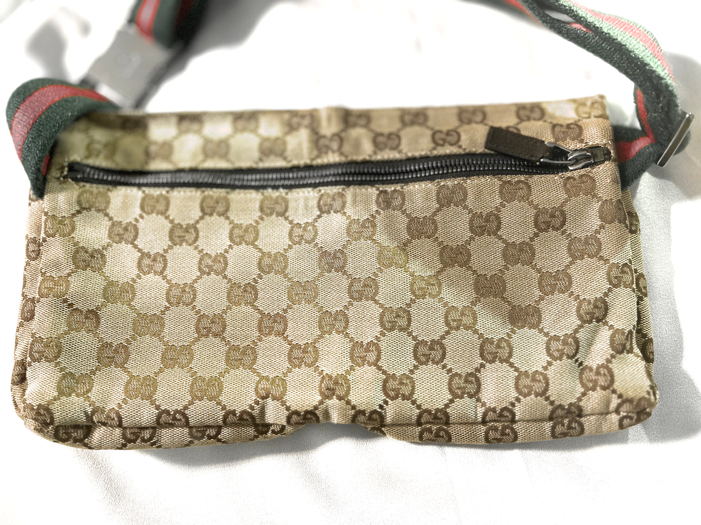 Gucci Monogram Canvas Belt Bag