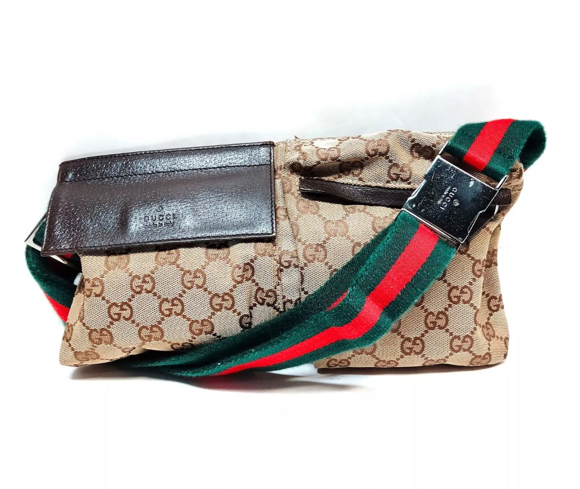 Gucci Monogram Canvas Belt Bag