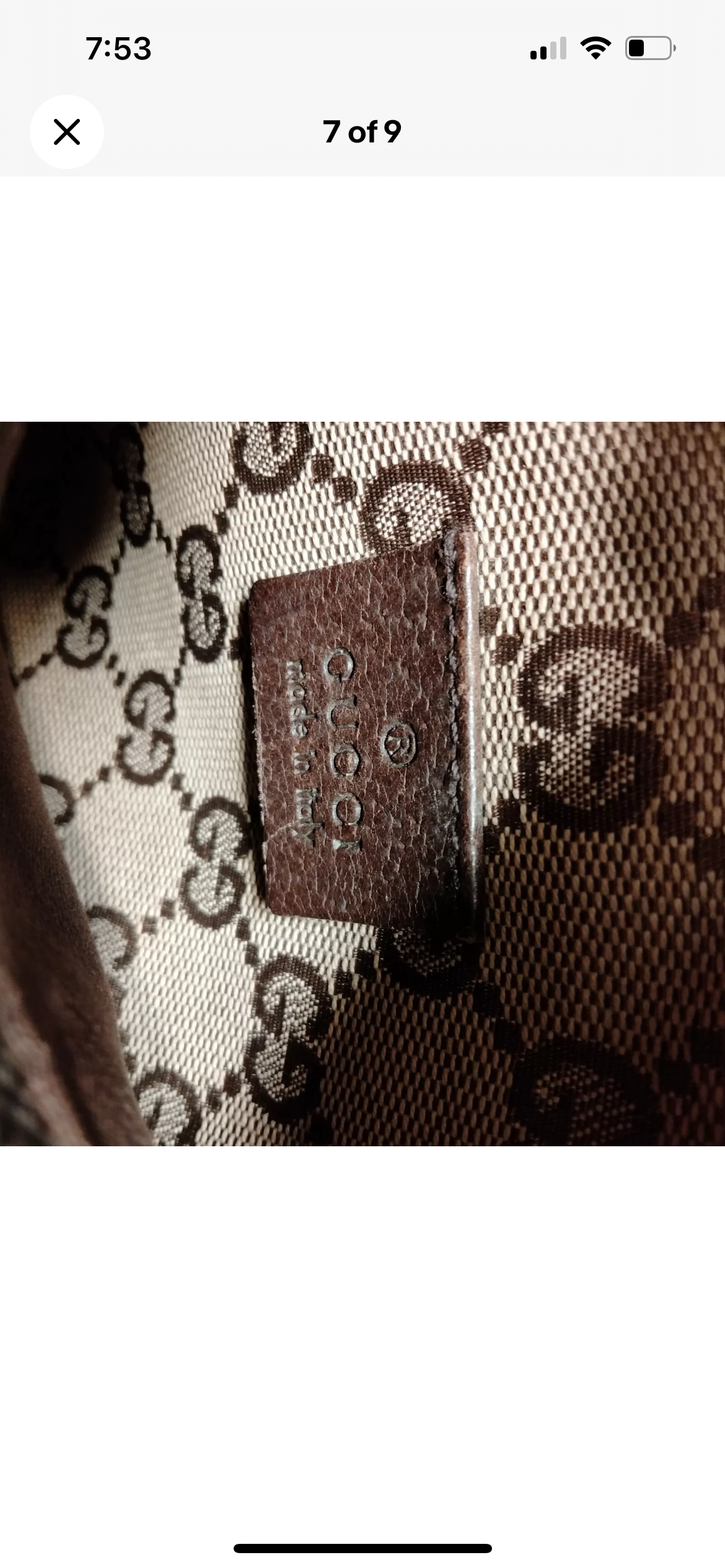 Gucci Monogram Canvas Belt Bag